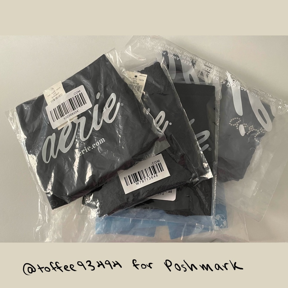 Lot of 5 Aerie Boybrief Underwear (Cotton, Logo, & Sunnie)